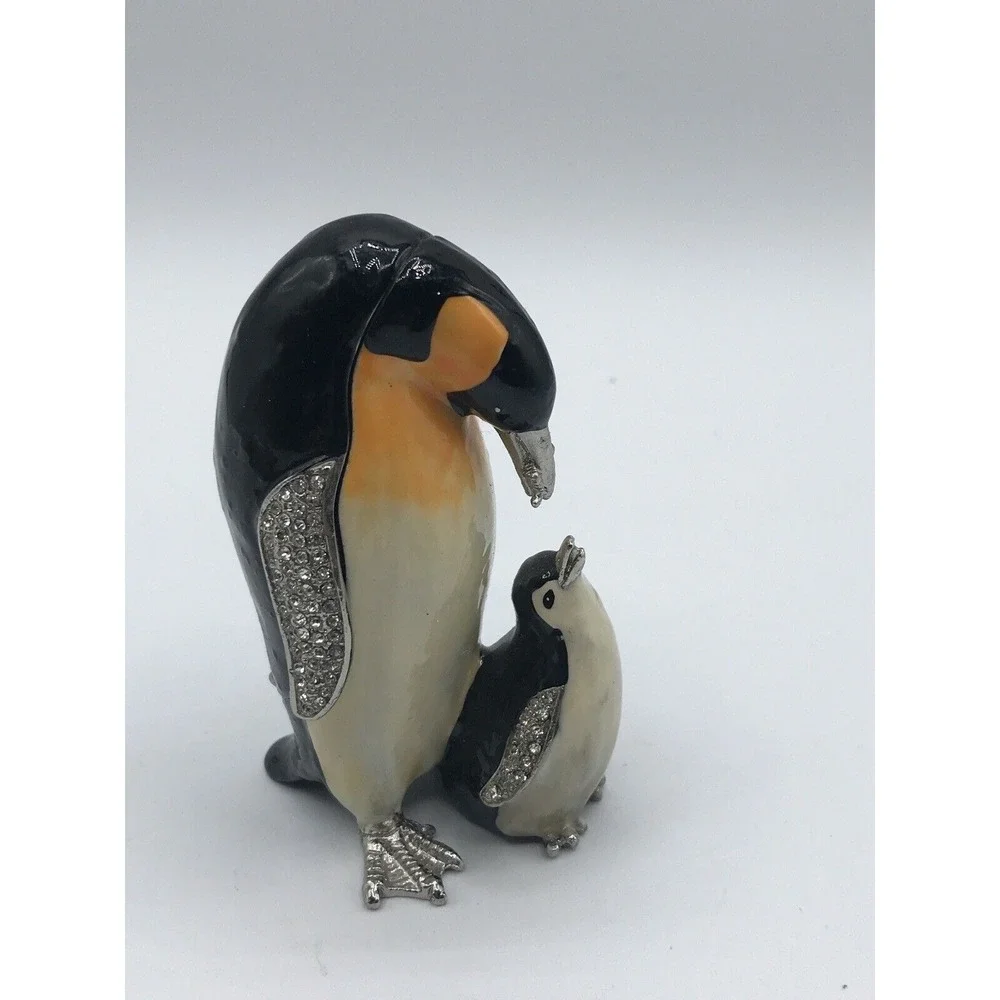 Emperor Penguin & Baby‎ Trinket Box